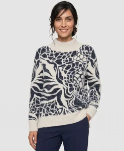 Dames trui blauw