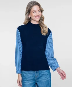 Dames trui blauw