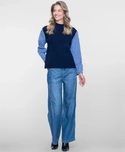 Dames trui blauw