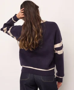 Dames trui blauw