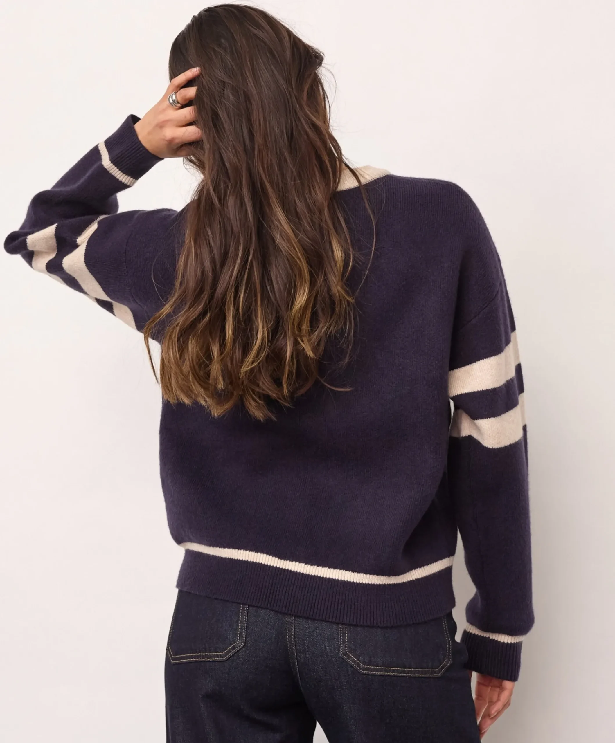 Dames trui blauw