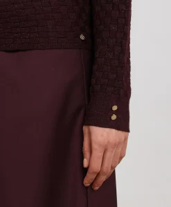 Dames trui bordeaux
