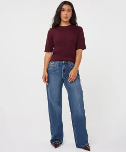Dames trui bordeaux