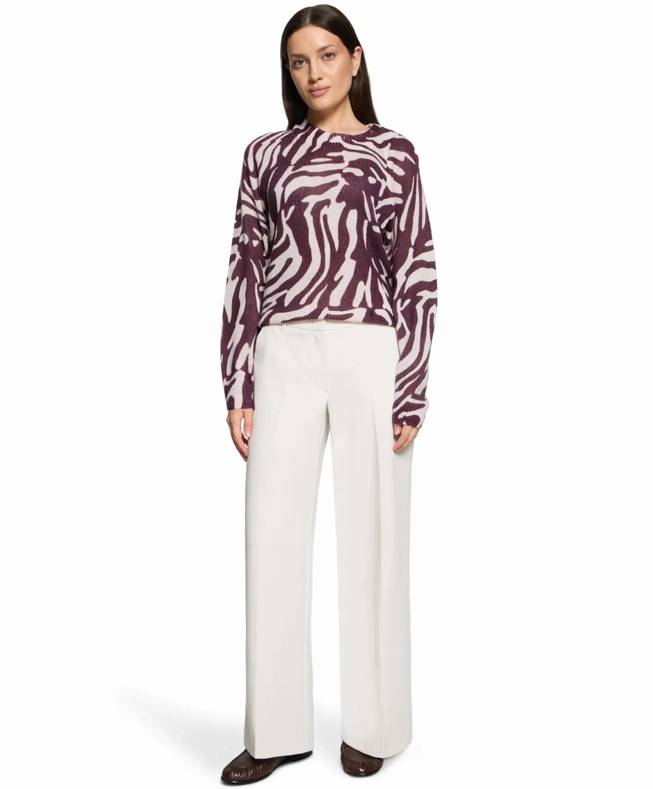 Dames trui bordeaux