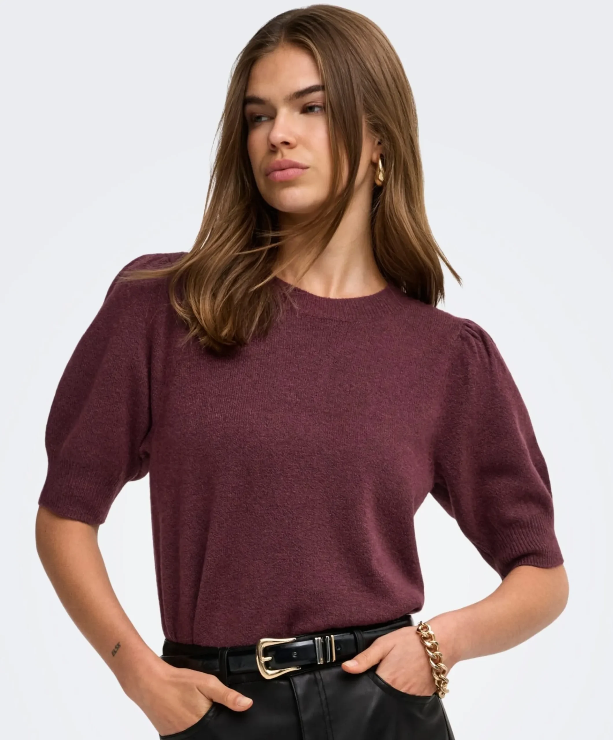 Dames trui bordeaux