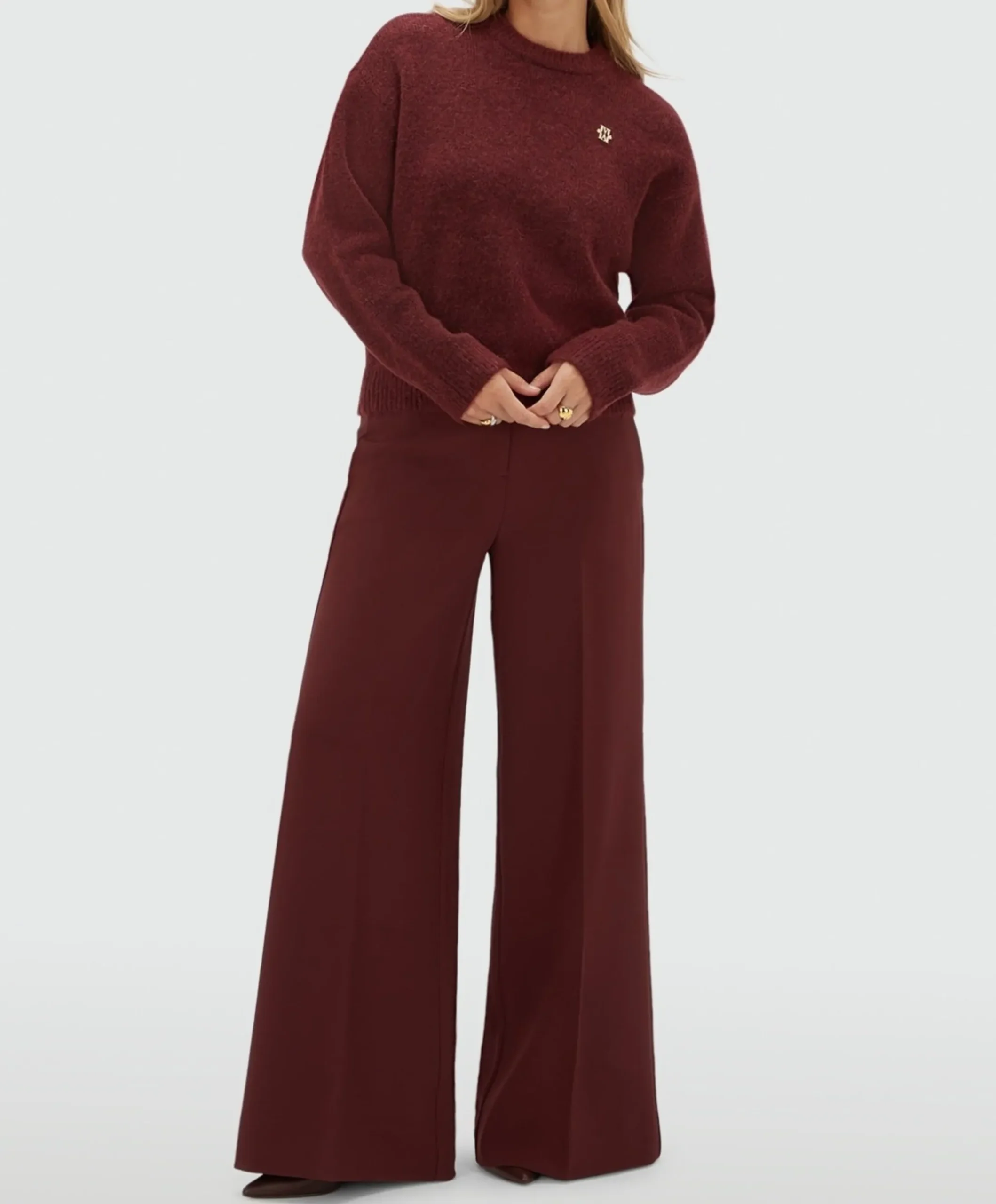 Dames trui bordeaux