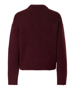 Dames trui bordeaux