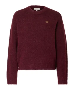 Dames trui bordeaux