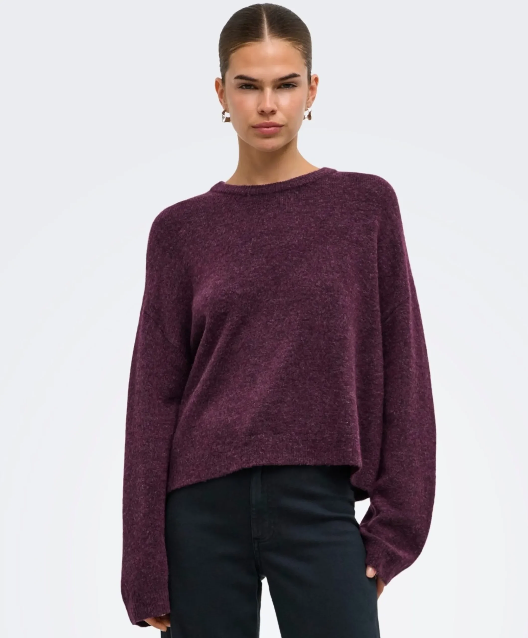 Dames trui bordeaux