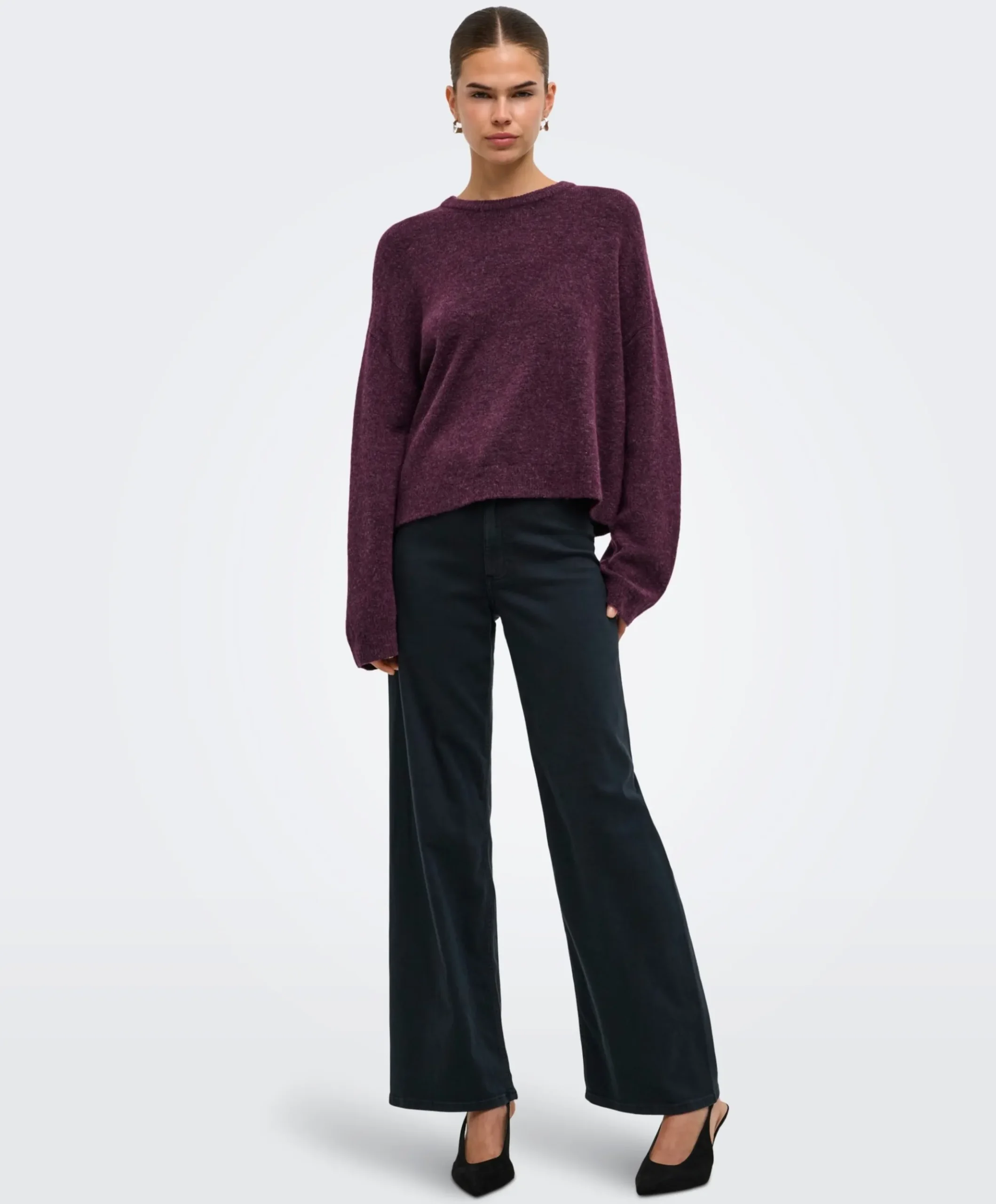 Dames trui bordeaux