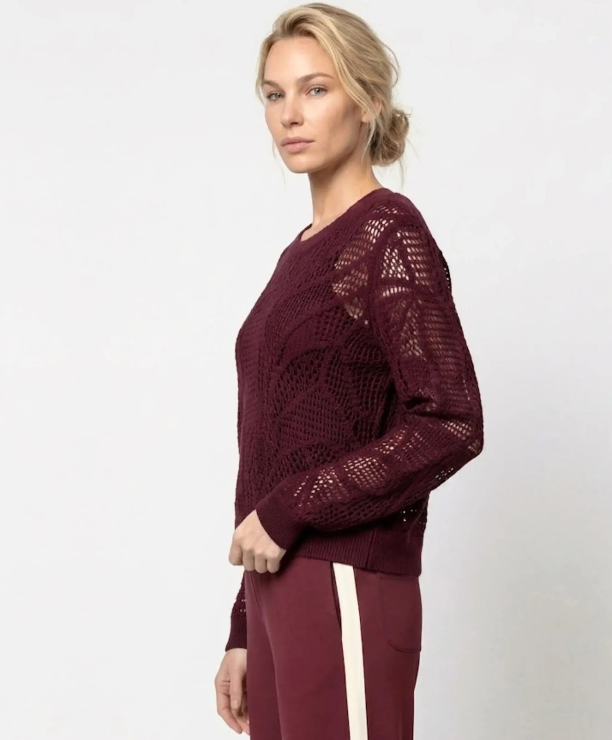 Dames trui bordeaux
