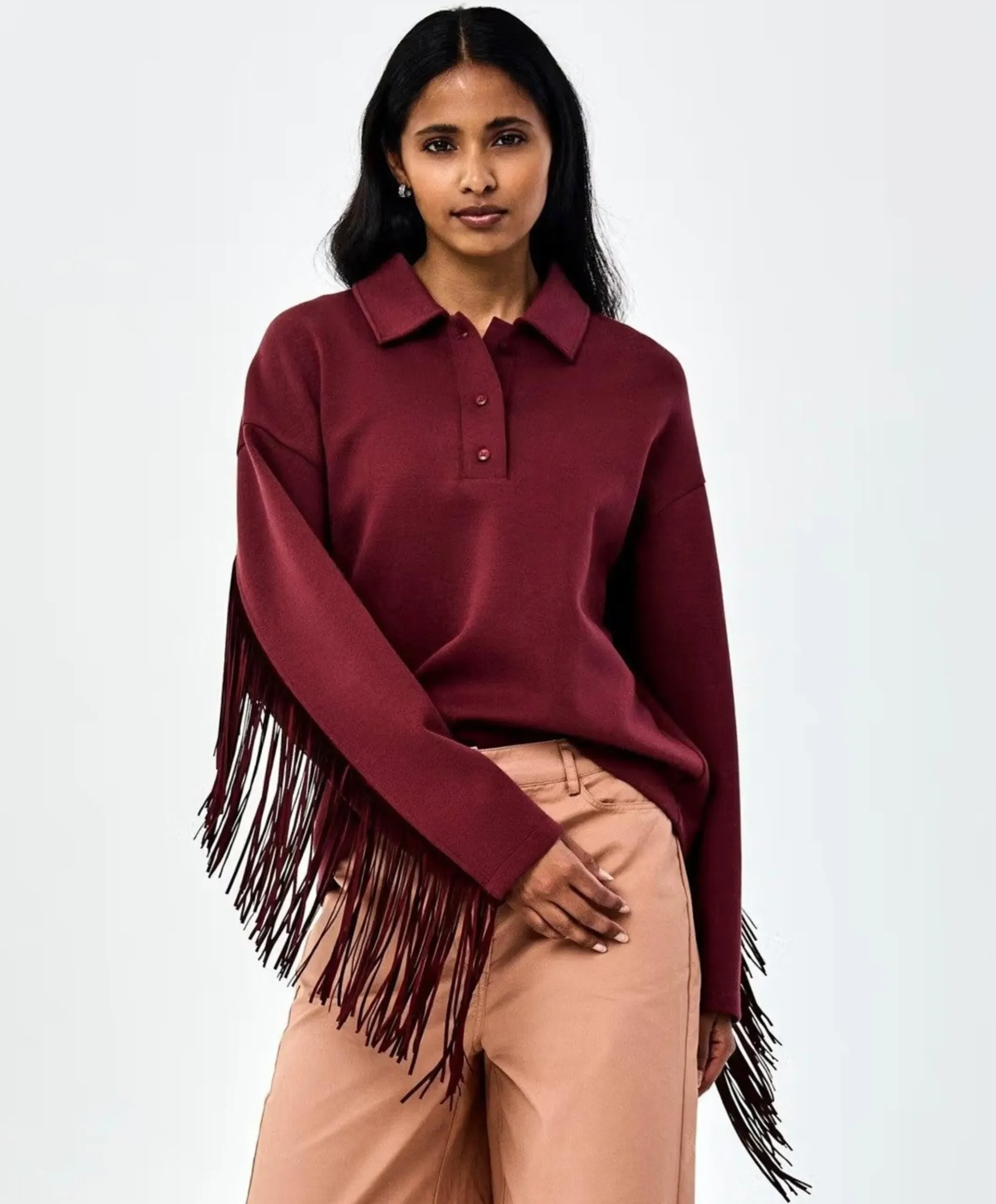 Dames trui bordeaux