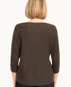 Dames trui bruin