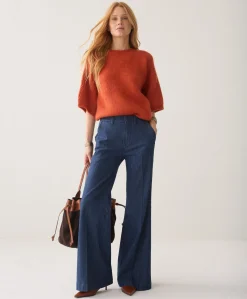 Dames trui oranje