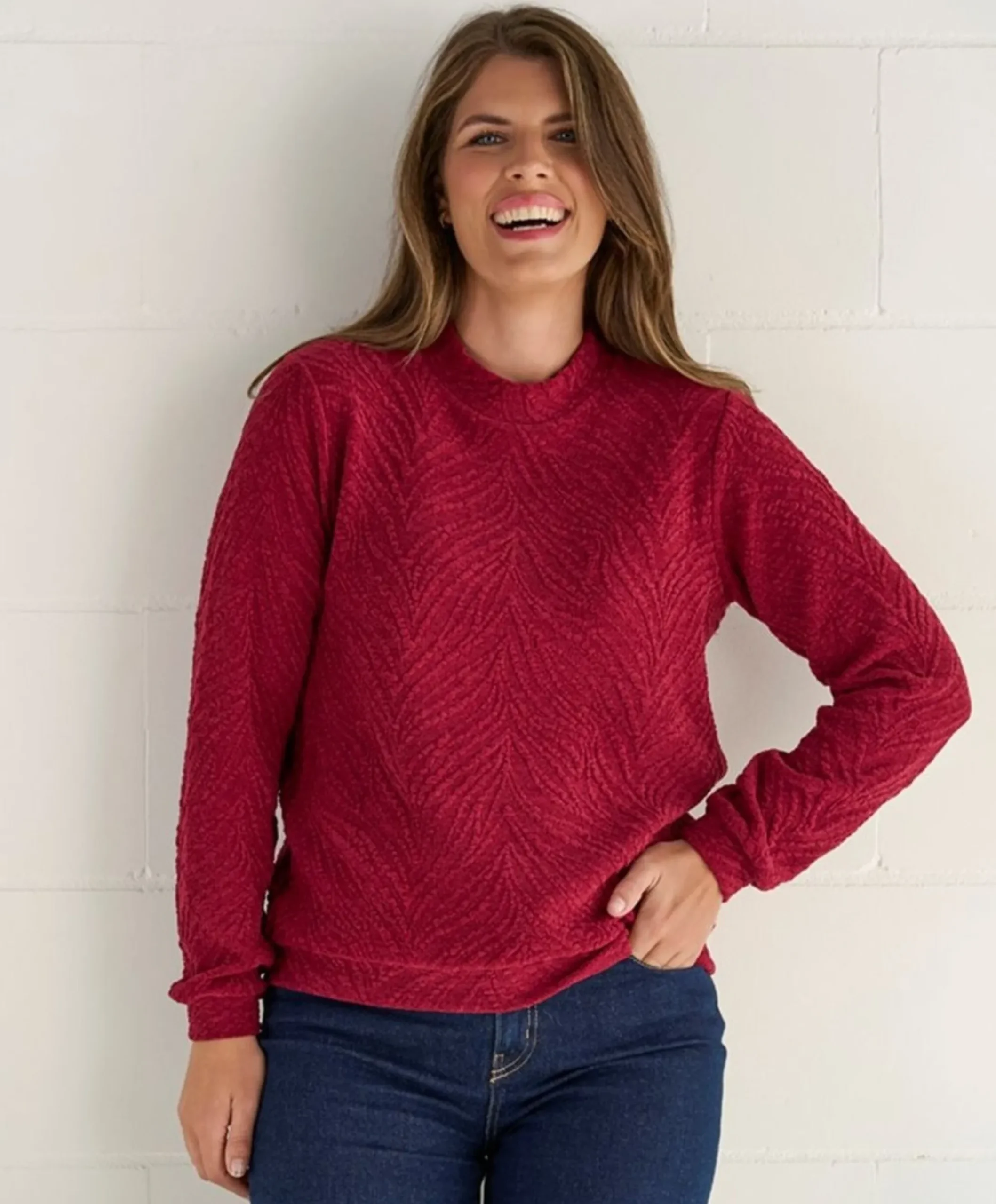 Dames trui rood