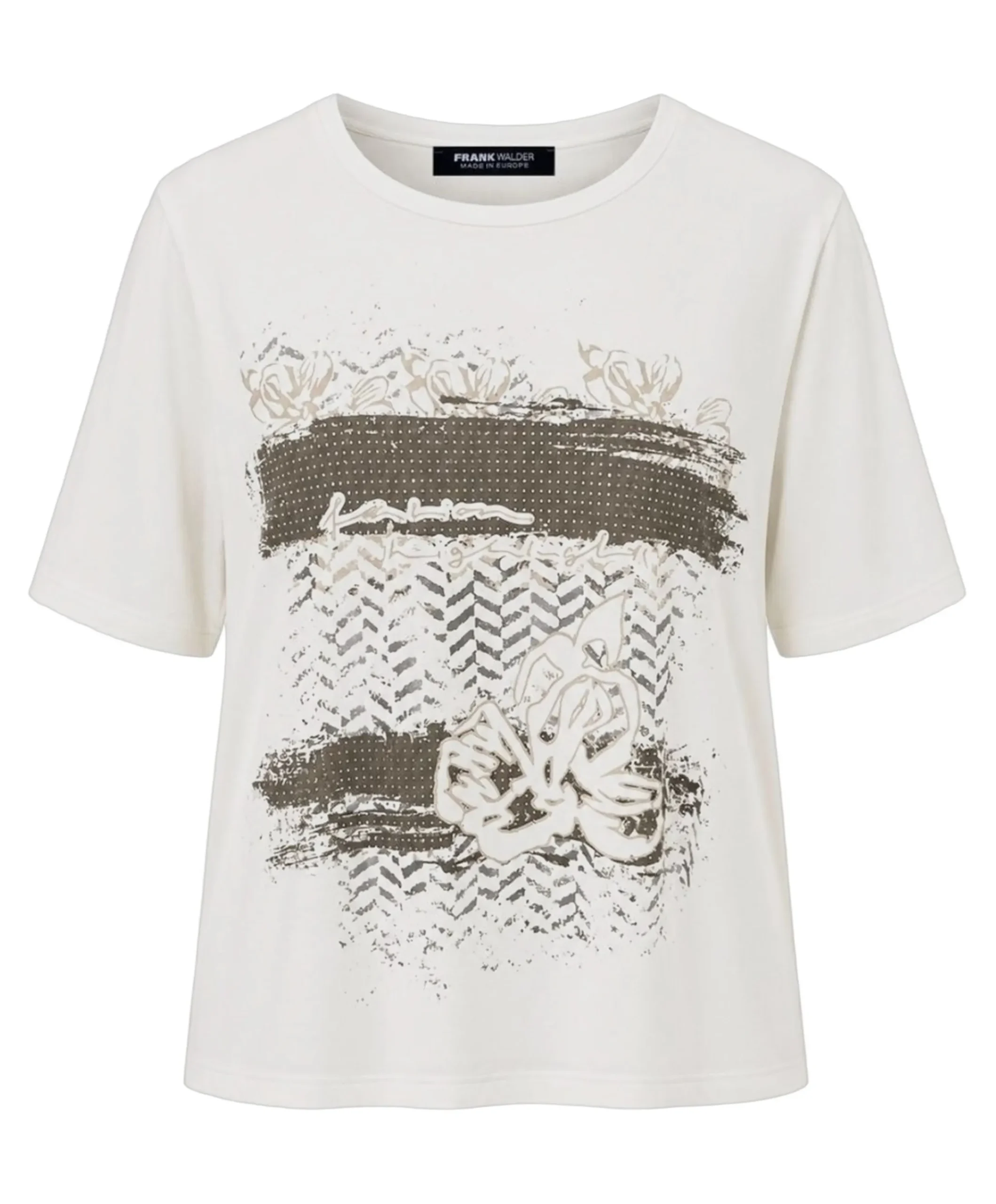 Dames T-shirt beige