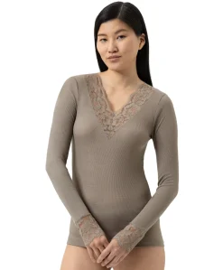 Dames T-shirt beige