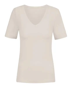 Dames T-shirt beige