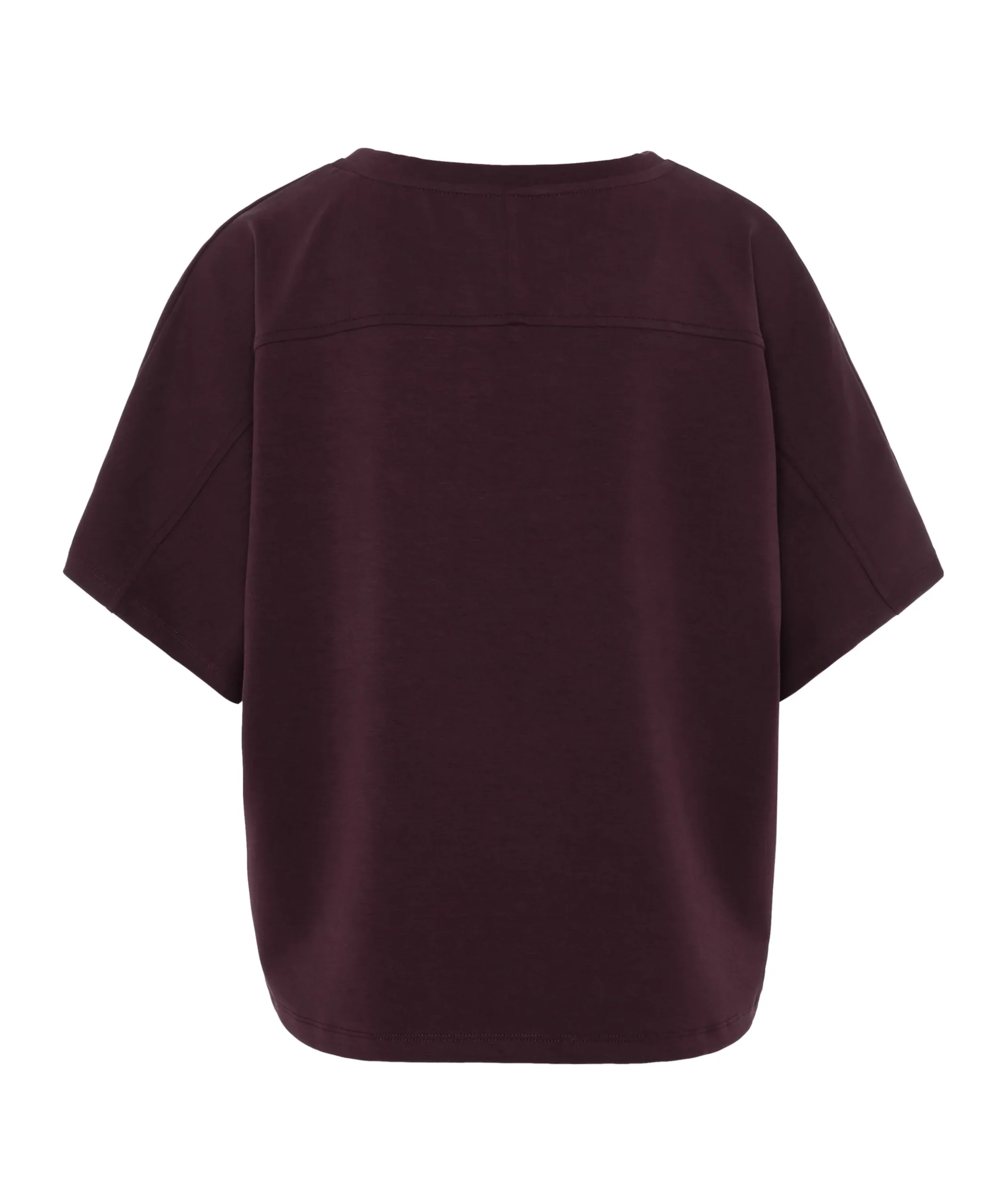 Dames T-shirt bordeaux