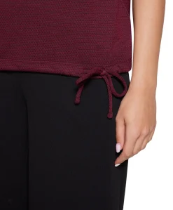 Dames T-shirt bordeaux