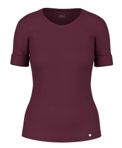 Dames T-shirt bordeaux