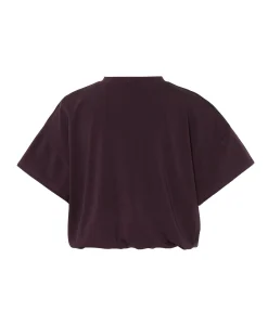 Dames T-shirt bordeaux