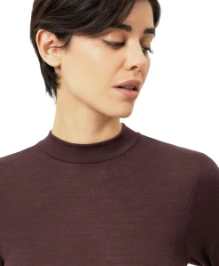 Dames T-shirt bordeaux