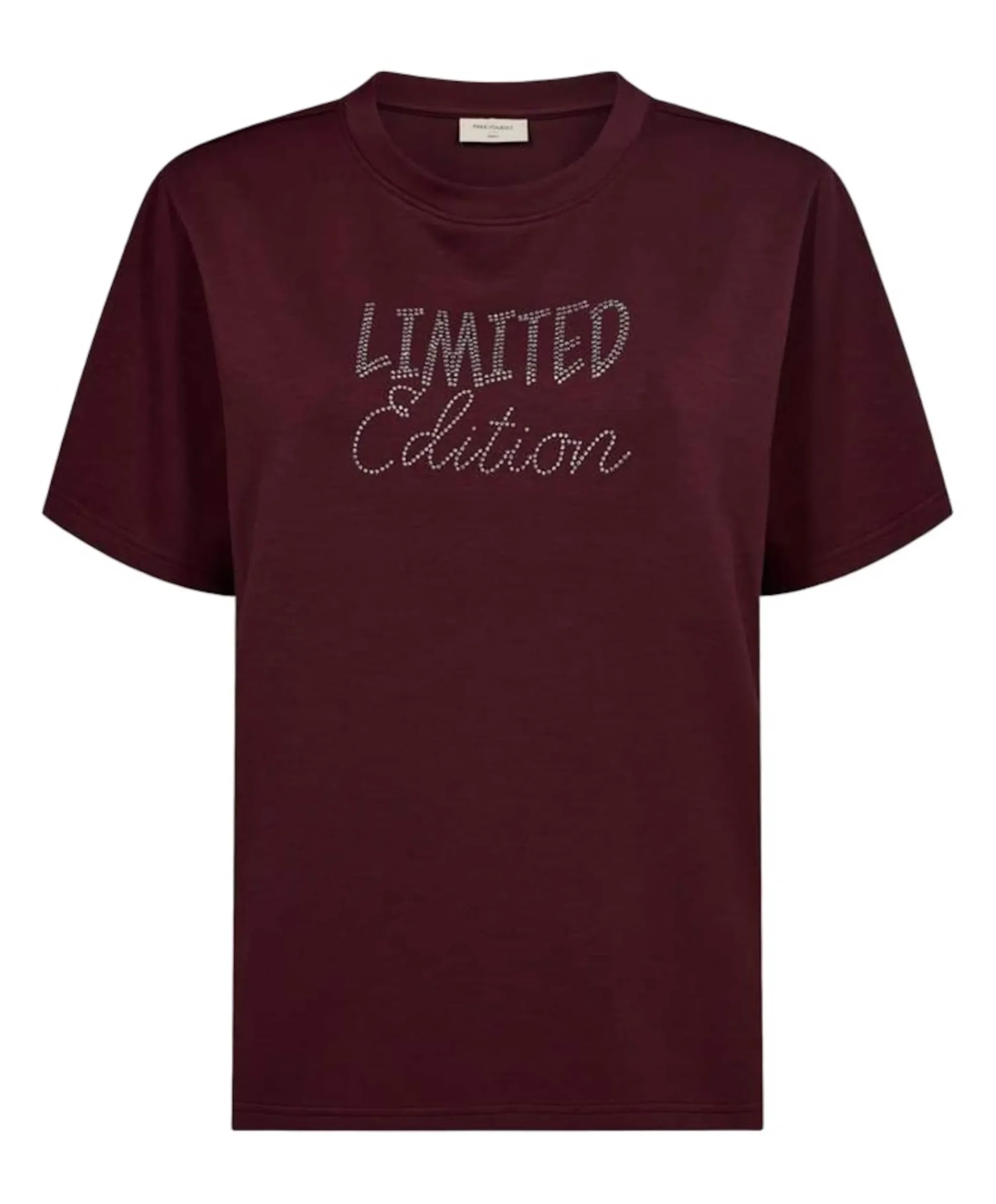 Dames T-shirt bordeaux