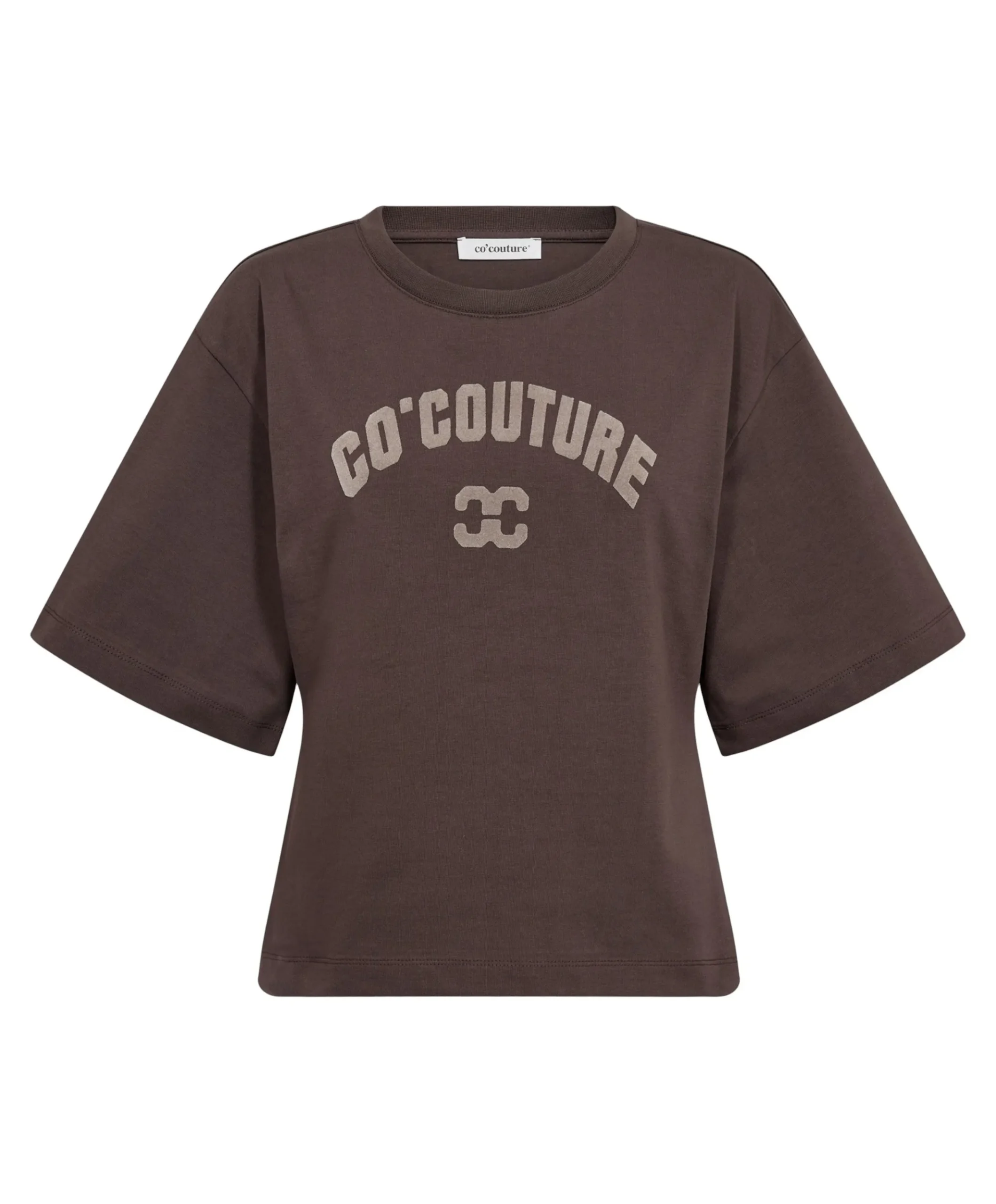 Dames T-shirt bruin