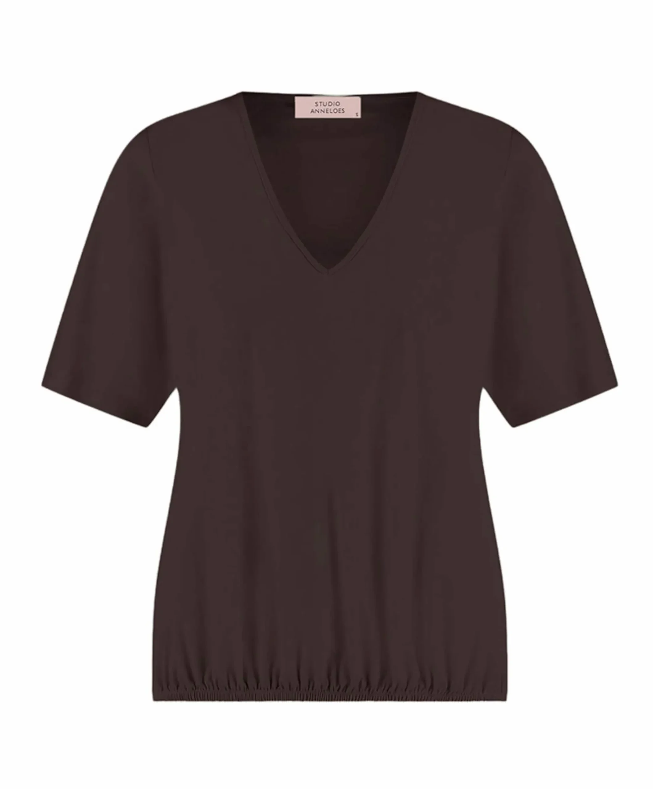 Dames T-shirt bruin