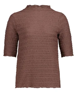 Dames T-shirt bruin