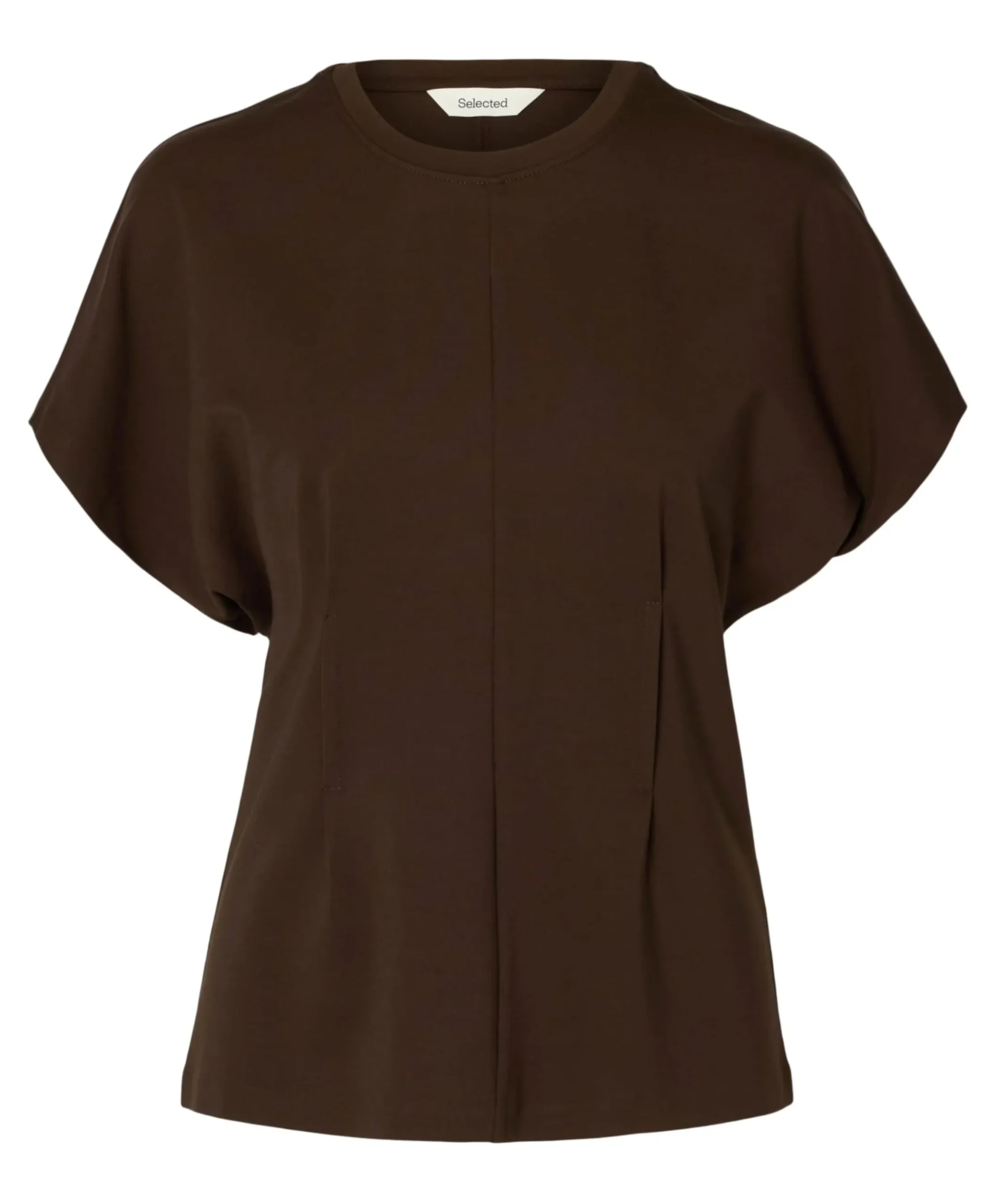 Dames T-shirt bruin