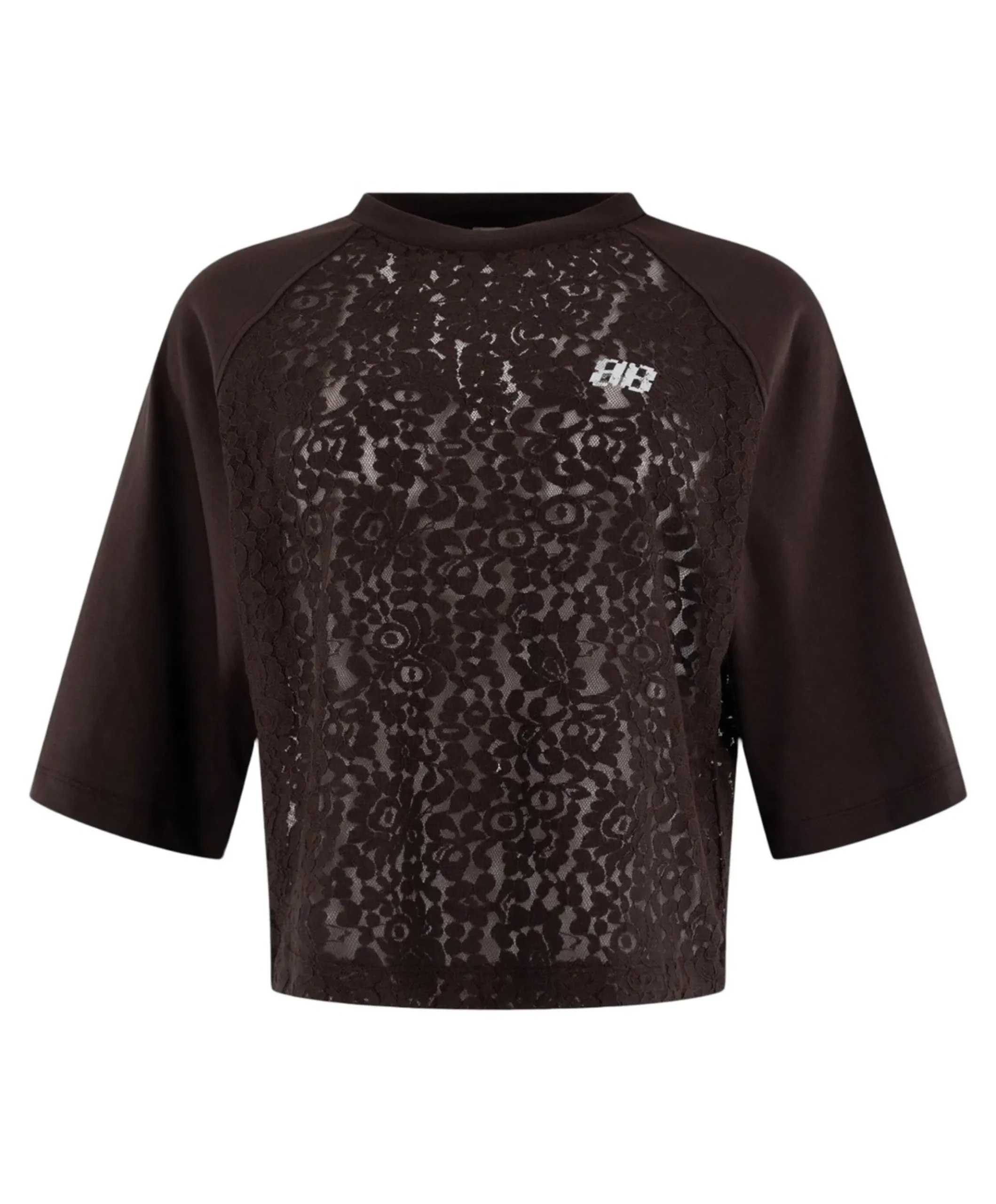 Dames T-shirt bruin