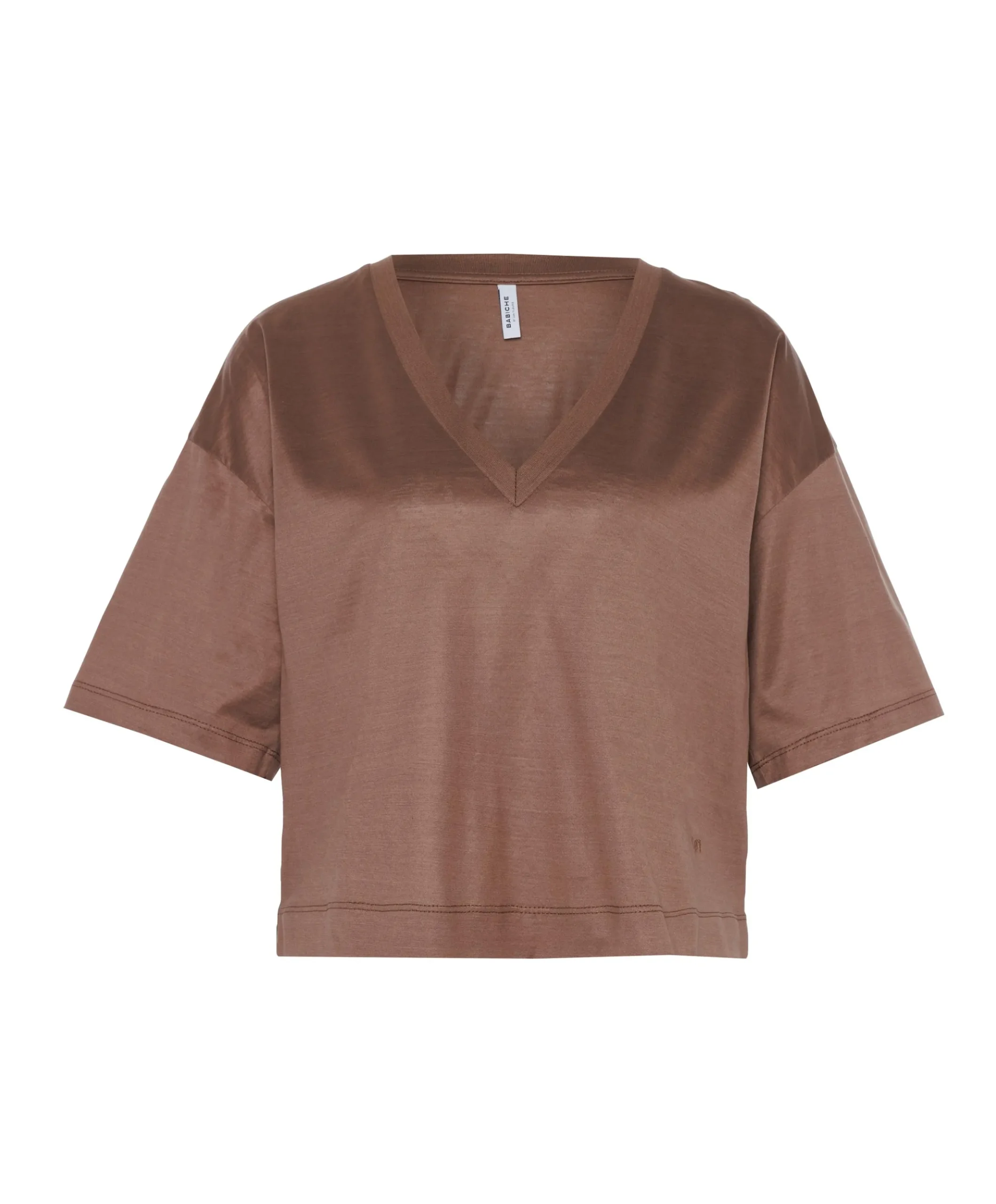Dames T-shirt bruin