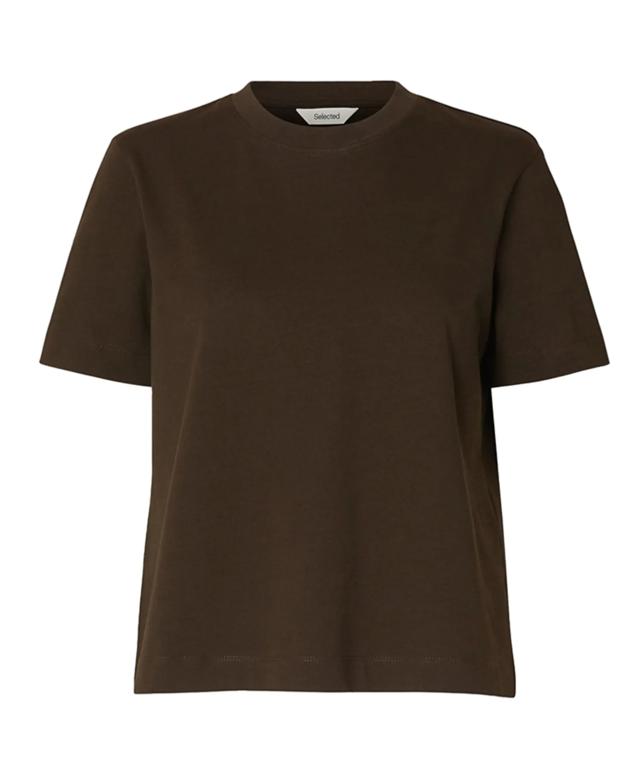 Dames T-shirt bruin