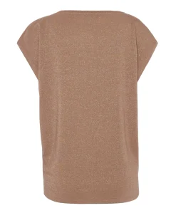 Dames T-shirt bruin