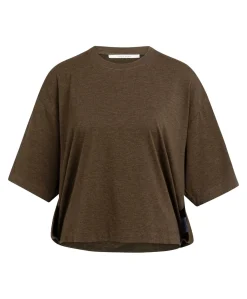 Dames T-shirt bruin