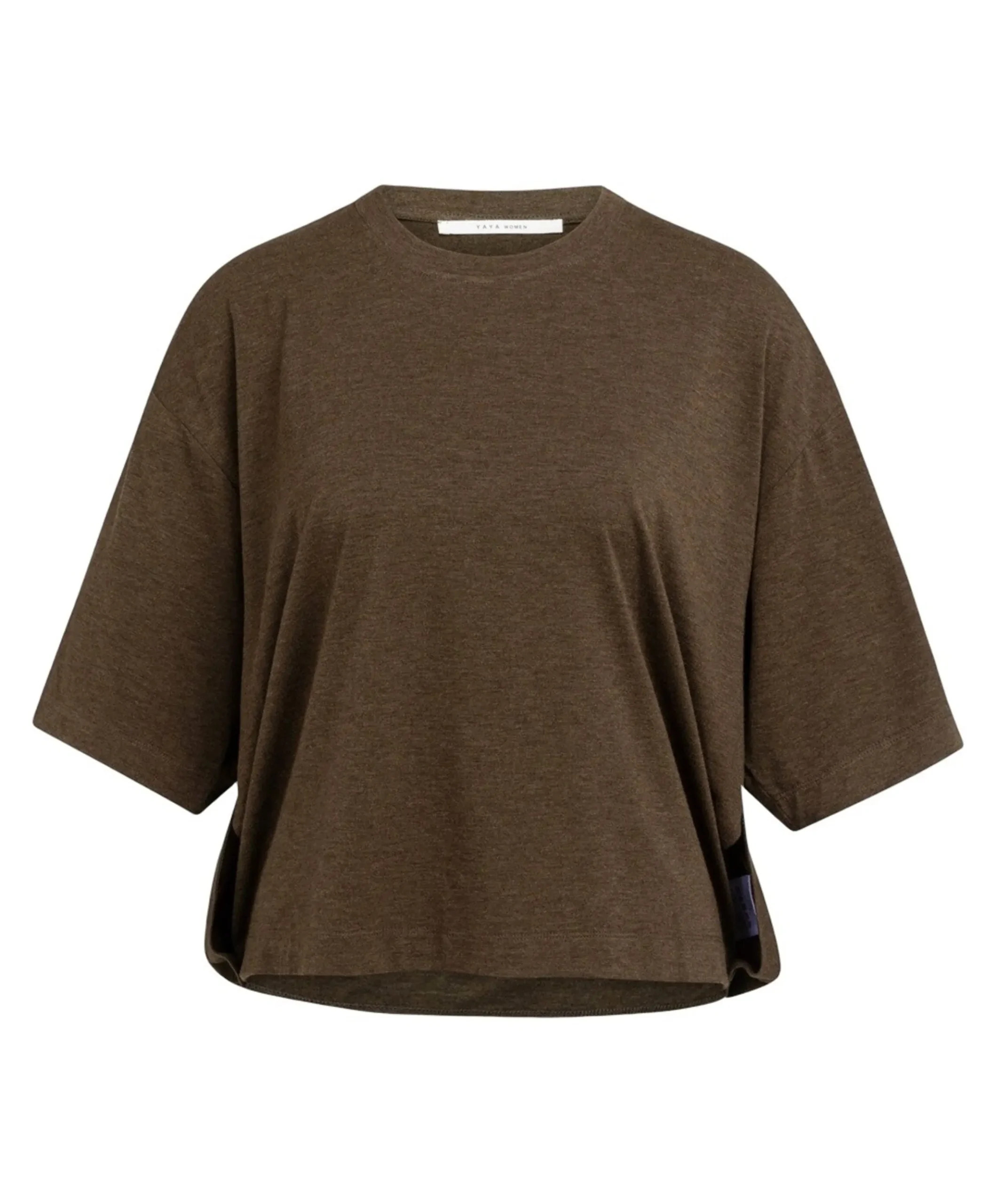 Dames T-shirt bruin