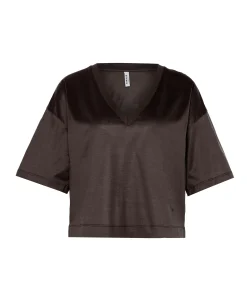 Dames T-shirt bruin