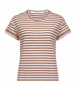 Dames T-shirt bruin