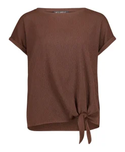Dames T-shirt bruin