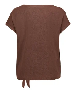 Dames T-shirt bruin