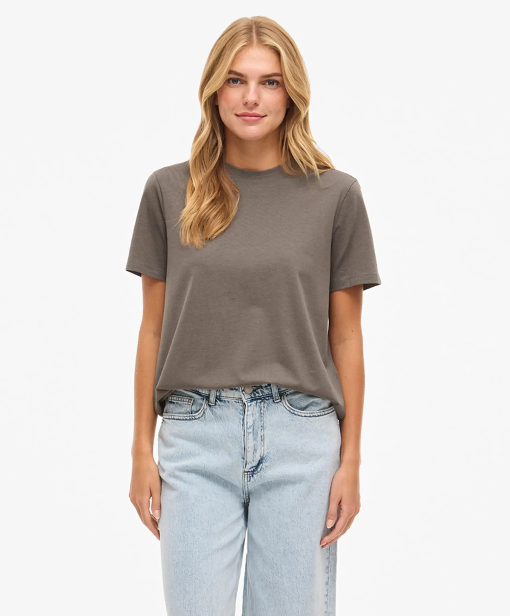 Dames T-shirt bruin