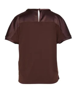 Dames T-shirt bruin