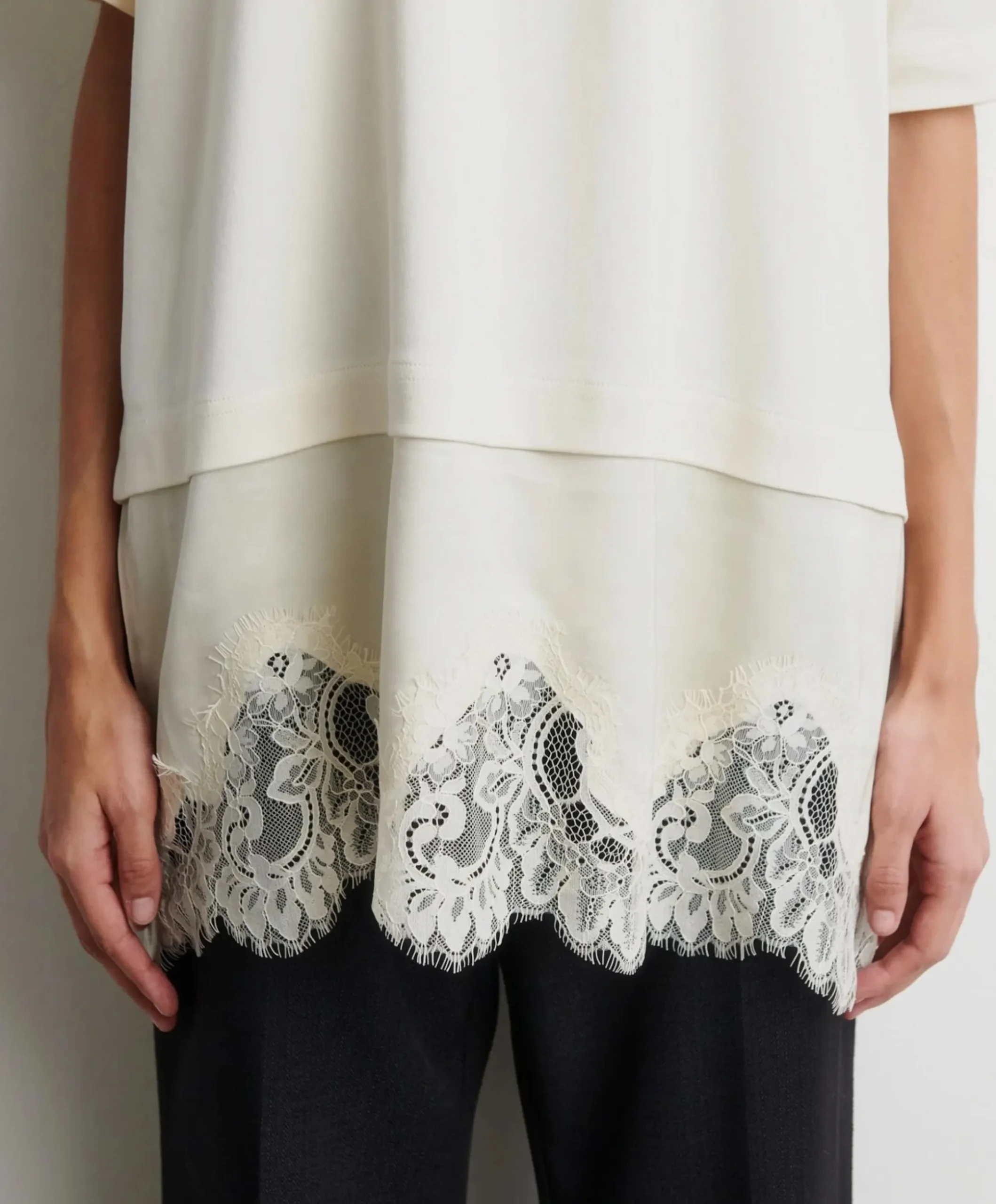Dames T-shirt ecru