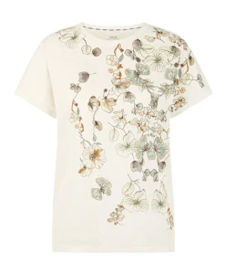 Dames T-shirt ecru