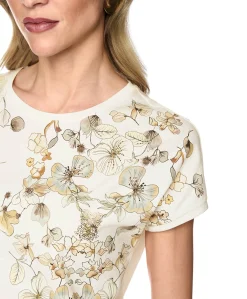 Dames T-shirt ecru