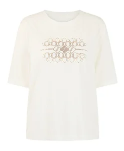 Dames T-shirt ecru