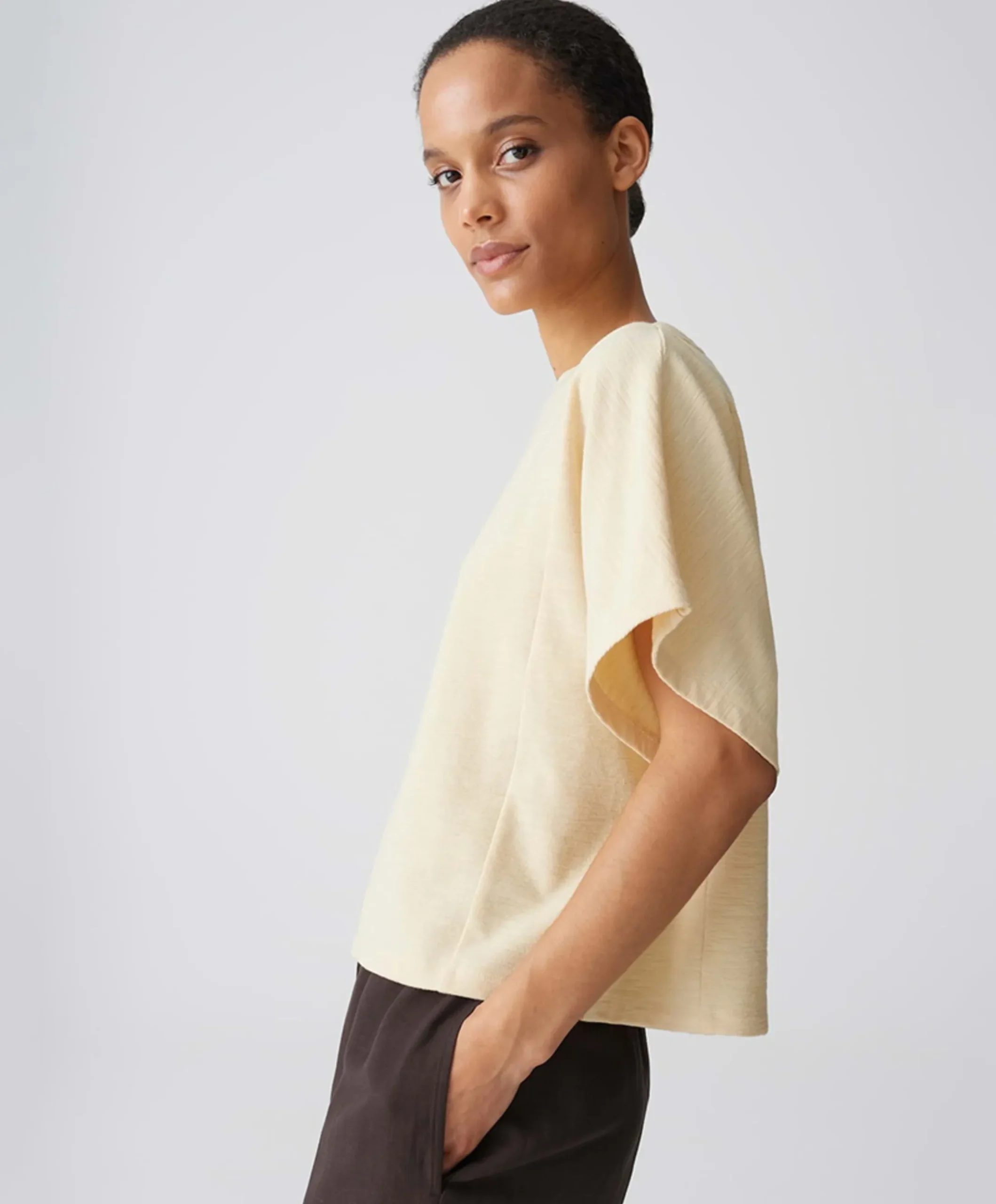 Dames T-shirt geel