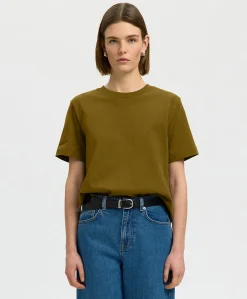 Dames T-shirt groen